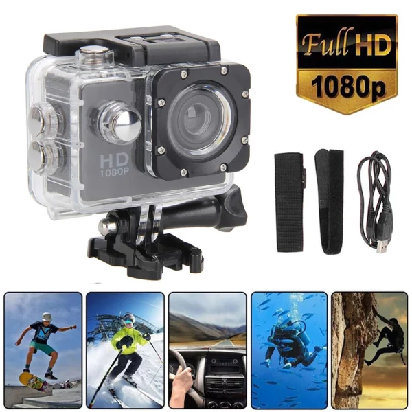 1080P Waterproof  Full HD Action Sport Camera - Image 4